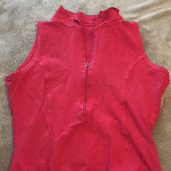 Bal Togs Red Mock Neck Leotard - Picture 2 of 3